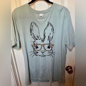Bella Canvas Cute Easter Bunny Graphic T-Shirt